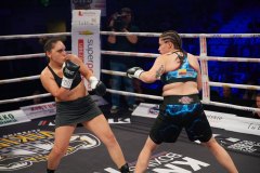 Justyna Walas, Justyna Walaś, Nana Chakhvashvili,  KBN 24, KnockOut Boxing Night, 2022, Lublin, Poland,